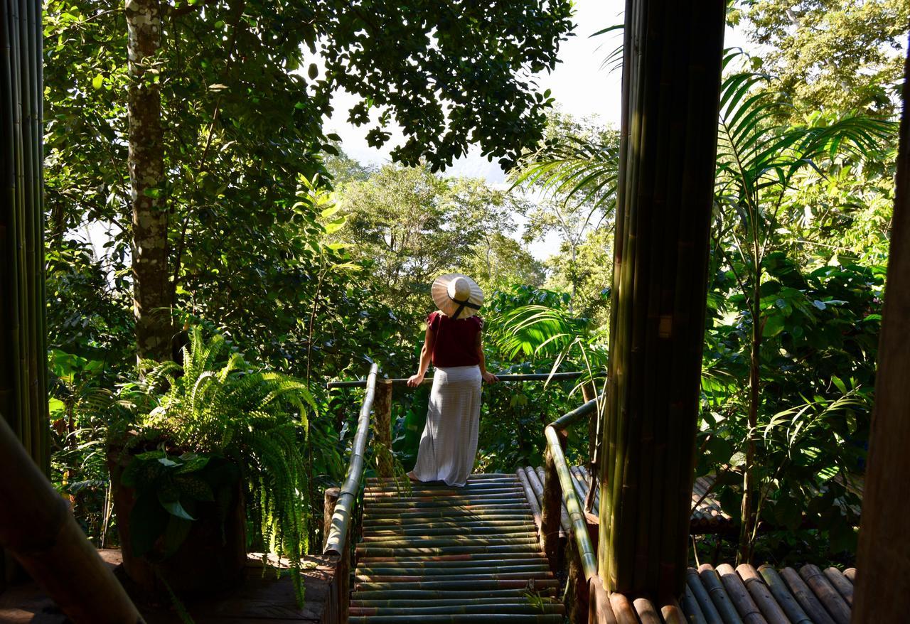 Вилла Centro Ecoturistico Cabanas Encantadas Катемако Экстерьер фото